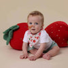 SNUGGLE HUNNY STRAWBERRY DRIBBLE BIB