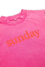 SUNDAY SIBLINGS SUNDAY TEE - PINK