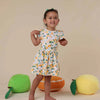 SNUGGLE HUNNY SUNNY CITRUS SHORT SLEEVE  DRESS