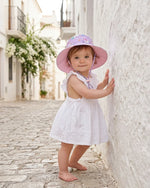 TOSHI BABY PINAFORE FLORENCE VANILLA