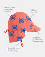 TOSHI SWIM FLAP CAP PIRATE MUD CRABS