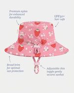 TOSHI SWIM SUNHAT TWINKLE STRAWBERRY