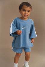 CINNAMON BABY TERRY TRACK SET - STORM