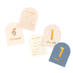 FOX & FALLOW BABY MILESTONE CARDS - BRODERIE