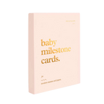 FOX & FALLOW BABY MILESTONE CARDS - CREAM