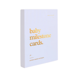 FOX & FALLOW BABY MILESTONE CARDS - POWDER BLUE