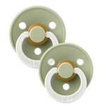 BIBS COLOUR 2 PACK "NIGHT GLOW" - SAGE