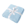 SNUGGLE HUNNY BABY BLUE DIAMOND KNIT BLANKET