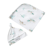 SNUGGLE HUNNY TURTLE JERSEY WRAP & BEANIE SET