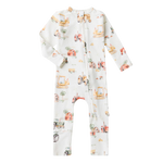 SNUGGLE HUNNY SNUGGLESUIT CONVERTIBLE ROMPER DIGGERS & TRACTORS