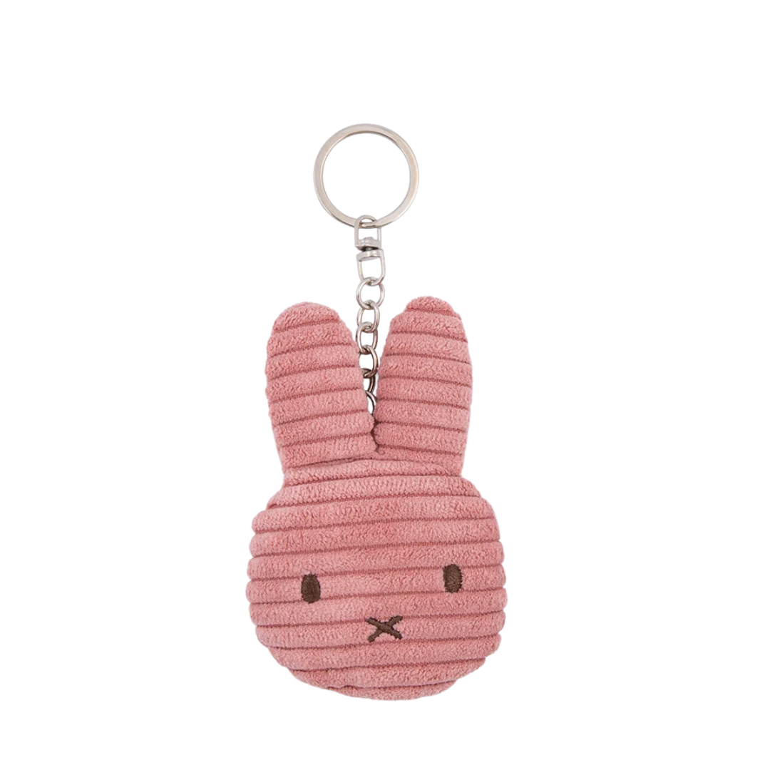 MIFFY FLAT KEYCHAIN ECO CORDUROY DUSTY ROSE