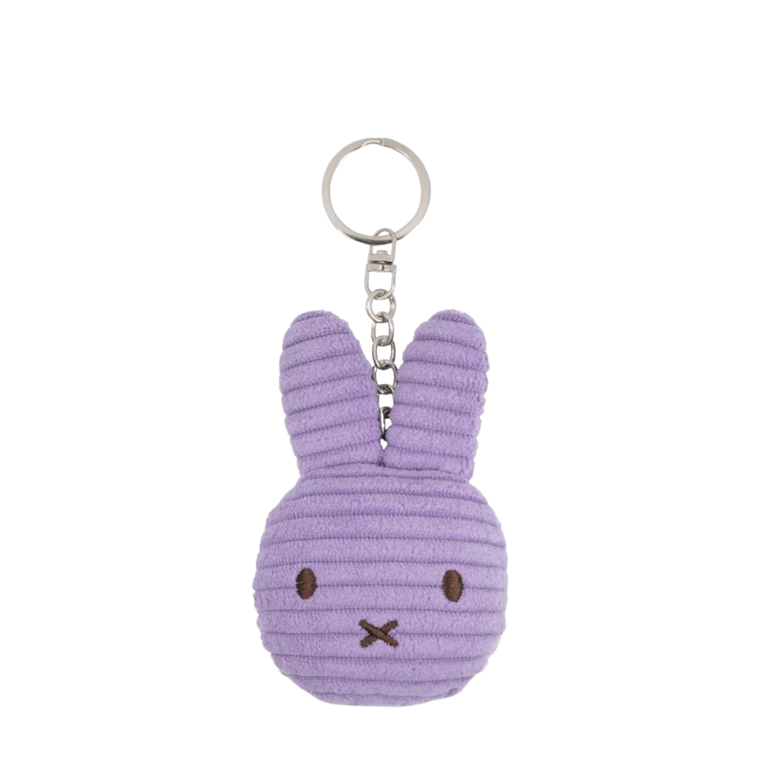 MIFFY FLAT KEYCHAIN ECO CORDUROY LILAC