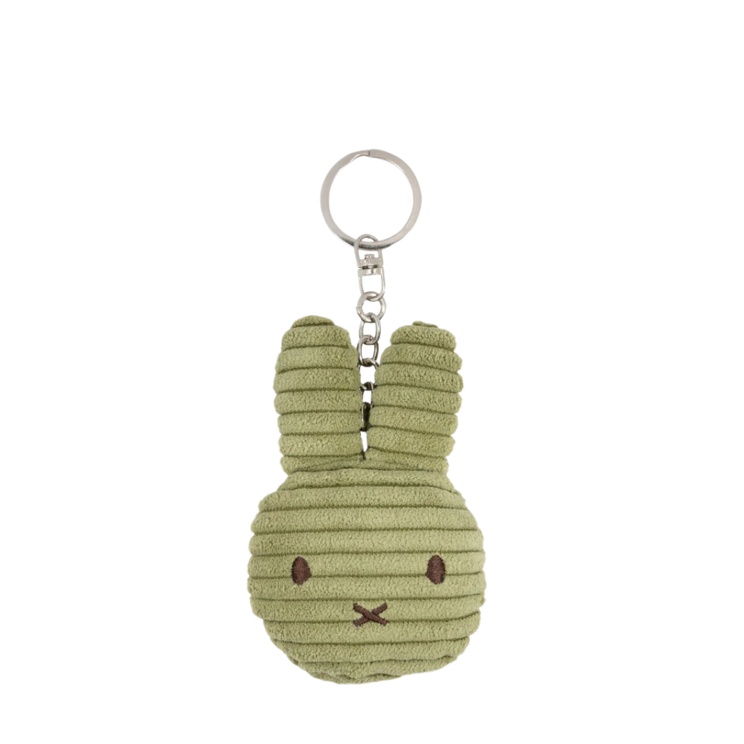 MIFFY FLAT KEYCHAIN ECO CORDUROY OLIVE GREEN
