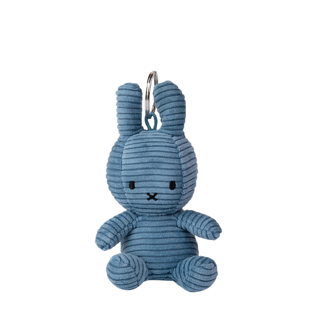 MIFFY KEYCHAIN ECO CORDUROY AVIATOR BLUE