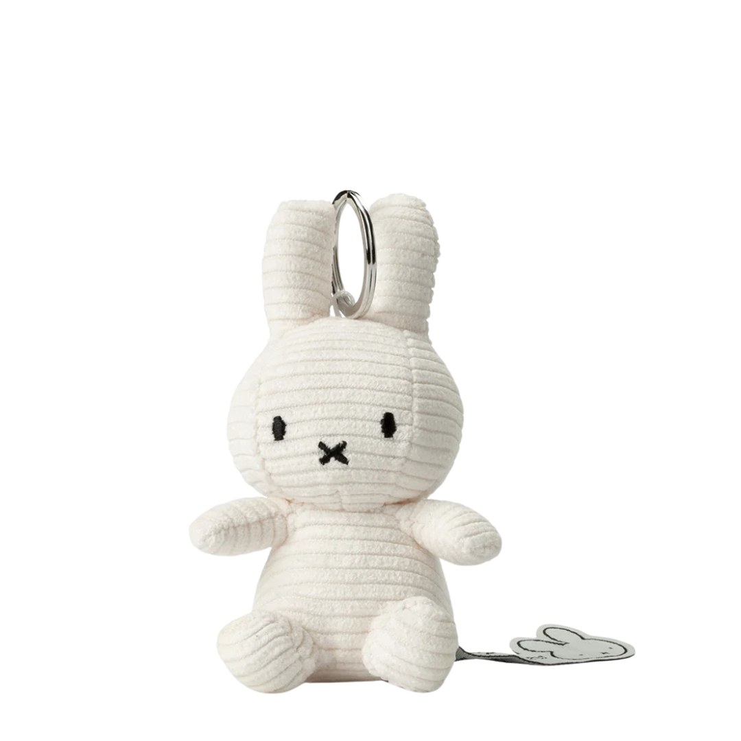 MIFFY KEYCHAIN ECO CORDUROY OFFWHITE