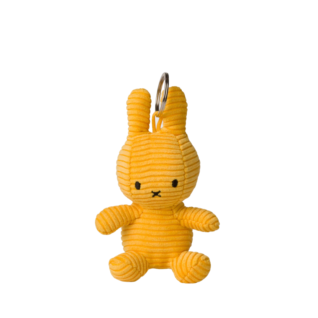 MIFFY KEYCHAIN ECO CORDUROY YELLOW