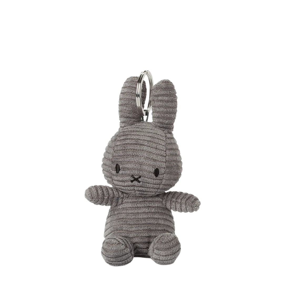 MIFFY KEYCHAIN ECO CORDUROY GREY