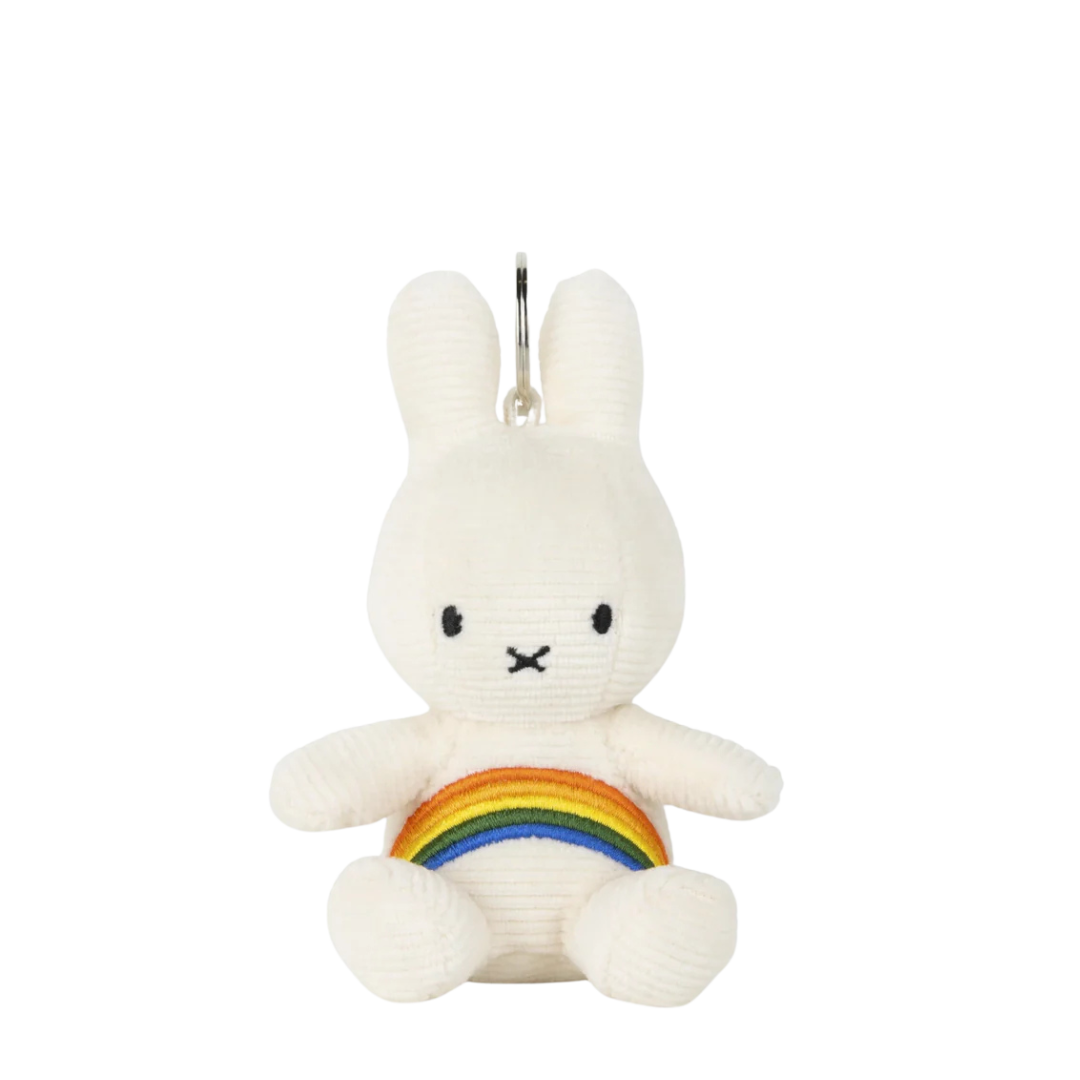 MIFFY RAINBOW KEYCHAIN OFFWHITE