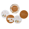 SNUGGLE HUNNY BEARS & BRONZE REVERSIBLE MILESTONE CARDS