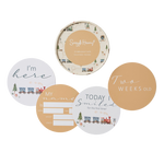 SNUGGLE HUNNY TRAINS & PEBBLE REVERSIBLE MILESTONE CARDS