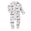 SNUGGLE HUNNY TRAINS ORGANIC SNUGGLE SLEEPSUIT ZIP FOOTIE