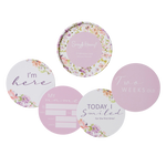 SNUGGLE HUNNY ISLA & LILAC REVERSIBLE MILESTONE CARDS