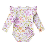 SNUGGLE HUNNY ISLA LONG SLEEVE ORGANIC BODYSUIT WITH FRILL
