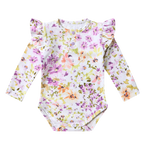 SNUGGLE HUNNY ISLA LONG SLEEVE ORGANIC BODYSUIT WITH FRILL