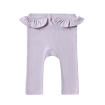 SNUGGLE HUNNY LAVENDER ORGANIC PANTS WITH FRILL