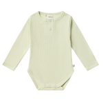 SNUGGLE HUNNY HONEYDEW LONG SLEEVE ORGANIC BODYSUIT