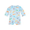 SWIM BABY ONESIE LONG SLEEVE CLASSIC SHARKY