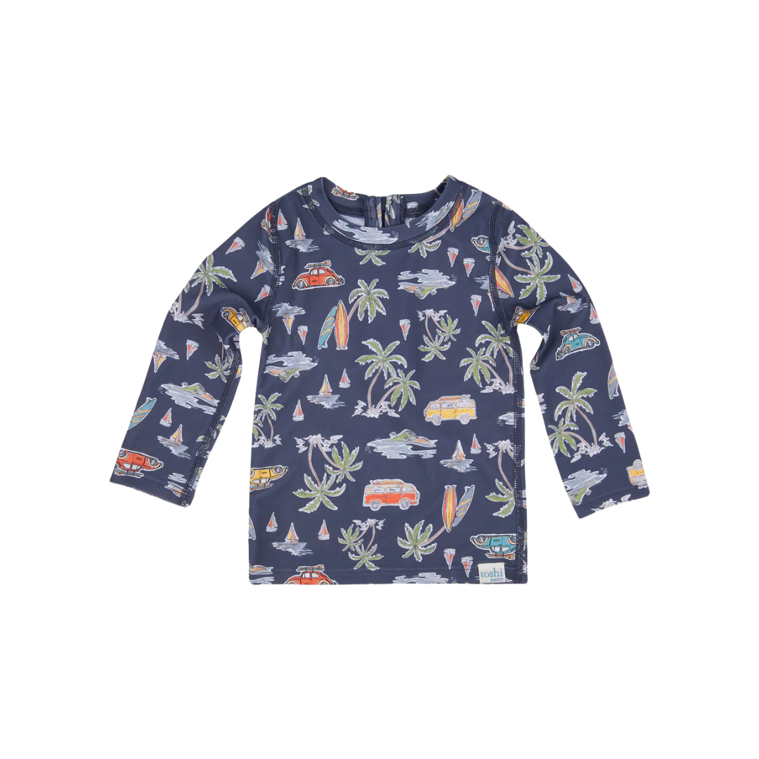 SWIM BABY RASHIE LONG SLEEVE CLASSIC SURF TWILIGHT