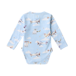 SNUGGLE HUNNY TAKING FLIGHT LONG SLEEVE ORGANIC BODYSUIT