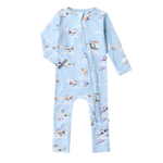 SNUGGLE HUNNY TAKING FLIGHT ORGANIC SNUGGLESUIT CONVERTIBLE ROMPER