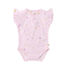 SNUGGLE HUNNY TWINKLE SHORT SLEEVE BODYSUIT WITH FRILL