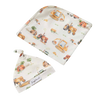 SNUGGLE HUNNY DIGGERS & TRACTORS JERSEY WRAP & BEANIE SET