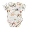 SNUGGLE HUNNY DIGGERS & TRACTORS SHORT SLEEVE BODYSUIT