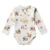 SNUGGLE HUNNY DIGGERS & TRACTORS LONG SLEEVE BODYSUIT
