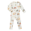 SNUGGLE HUNNY DIGGERS & TRACTORS ORGANIC GROWSUIT