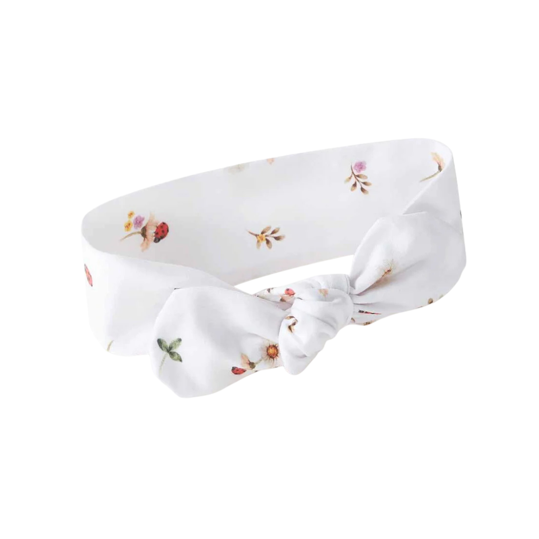 SNUGGLE HUNNY LADYBUG ORGANIC TOPKNOT