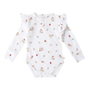 SNUGGLE HUNNY LADYBUG LONG SLEEVE ORGANIC BODYSUIT