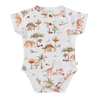 SNUGGLE HUNNY DINO SHORT SLEEVE BODYSUIT