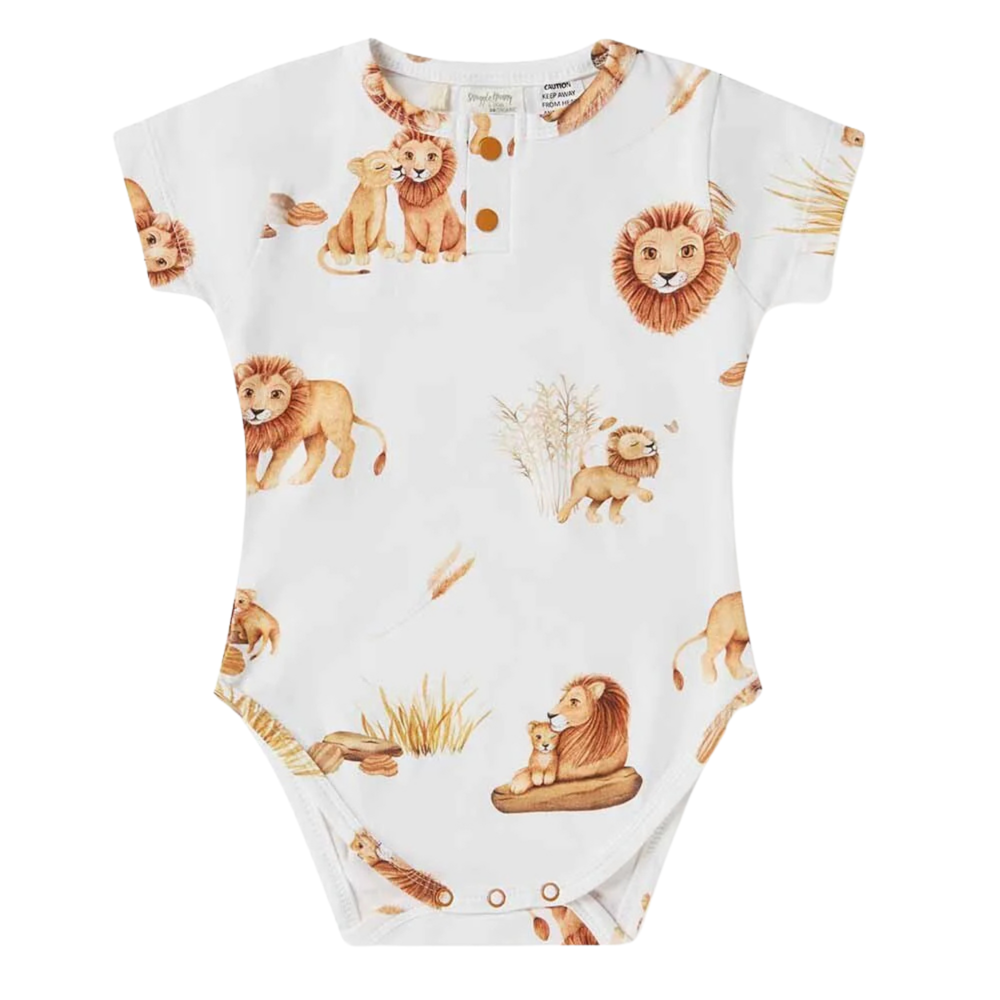 SNUGGLE HUNNY LION SHORT SLEEVE BODYSUIT