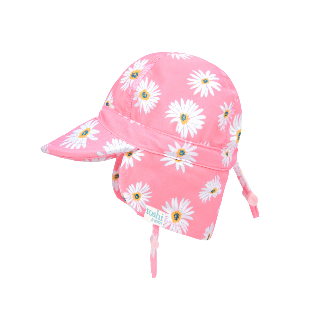 TOSHI SWIM FLAP CAP PARADISE DAISY WATERMELON