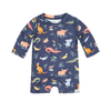 TOSHI SWIM ONESIE LONG SLEEVE SPLASH KAKADU MOONLIGHT