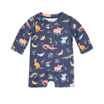 TOSHI SWIM ONESIE LONG SLEEVE SPLASH KAKADU MOONLIGHT
