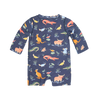 TOSHI SWIM ONESIE LONG SLEEVE SPLASH KAKADU MOONLIGHT