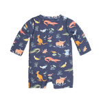 TOSHI SWIM ONESIE LONG SLEEVE SPLASH KAKADU MOONLIGHT