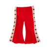 POSS & SOSS HEART FLARES IN FIERY RED