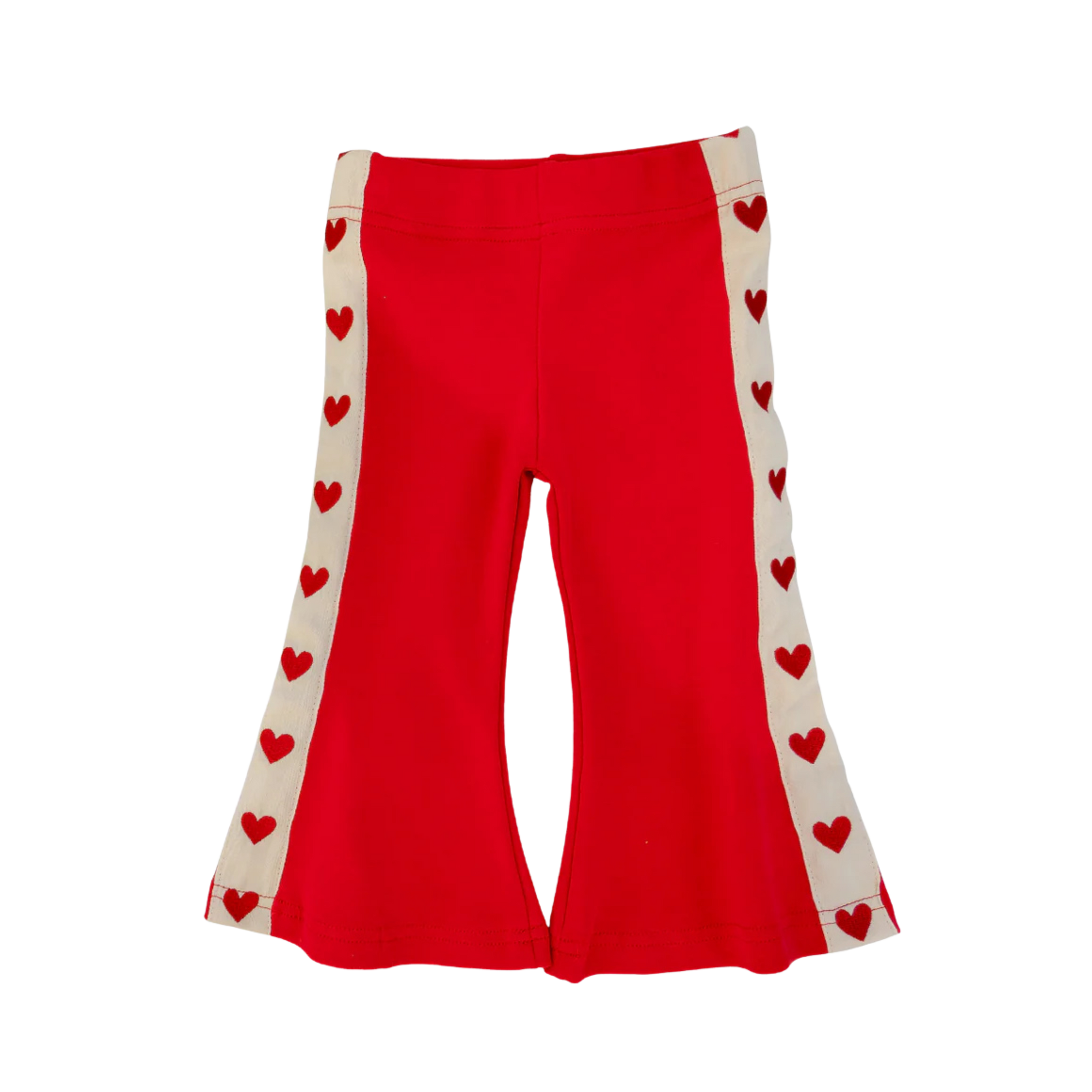 POSS & SOSS HEART FLARES IN FIERY RED